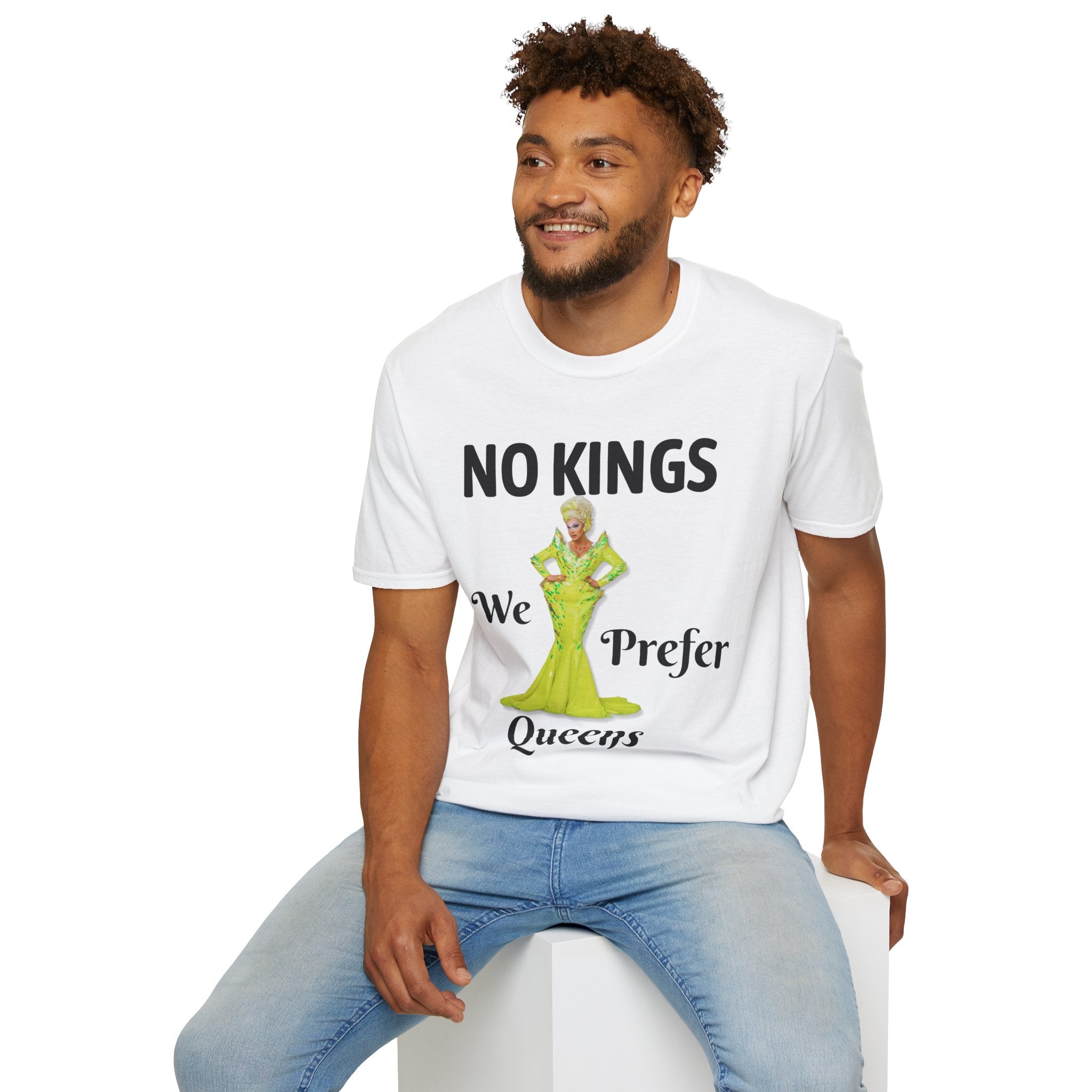 No Kings — "We Prefer Queens" Graphic T-Shirt
