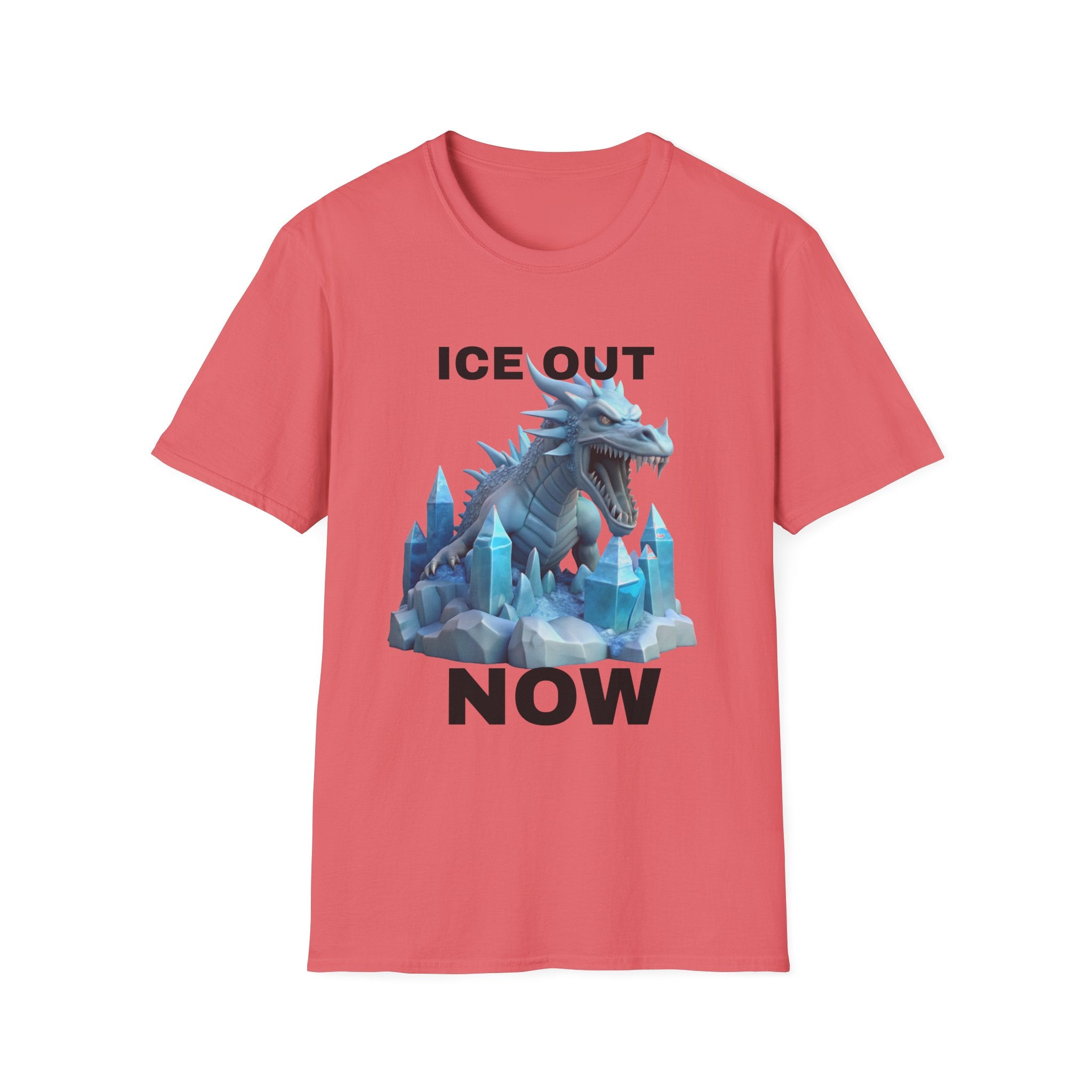Ice Out Now T-Shirt — Icy Dragon Graphic Tee