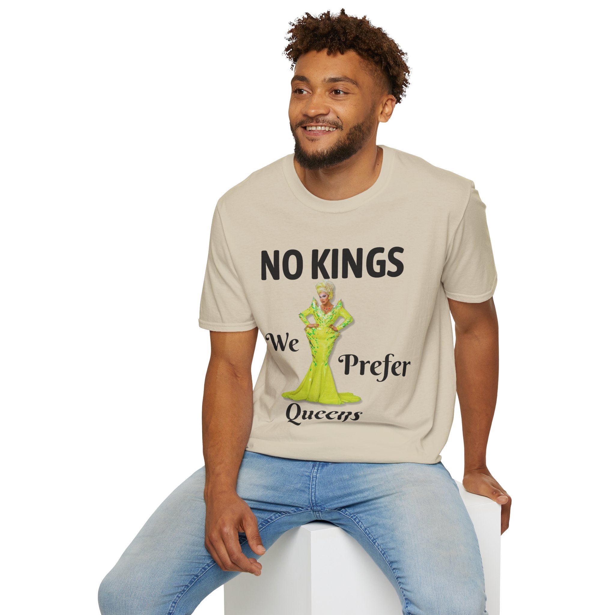 No Kings — "We Prefer Queens" Graphic T-Shirt