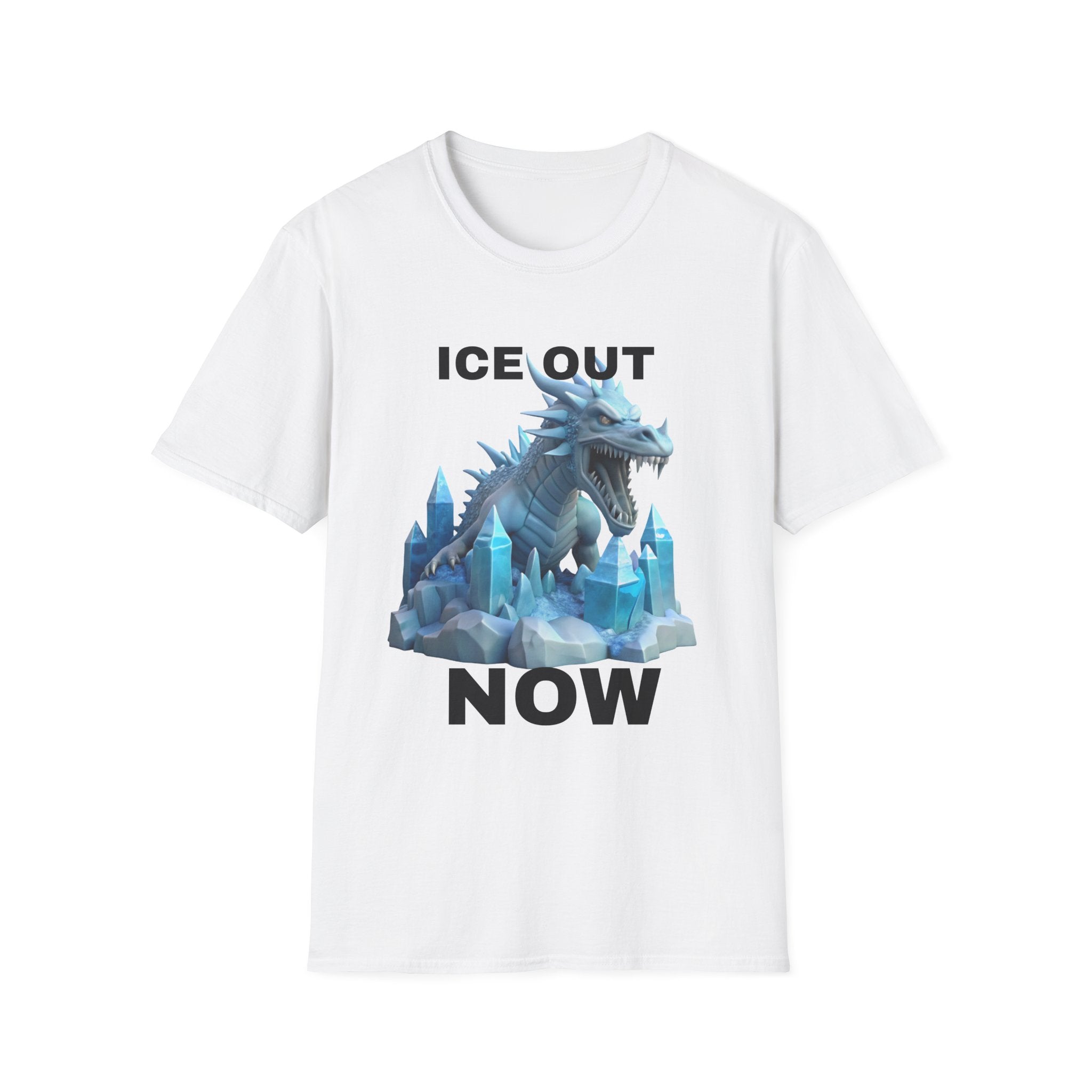 Ice Out Now T-Shirt — Icy Dragon Graphic Tee