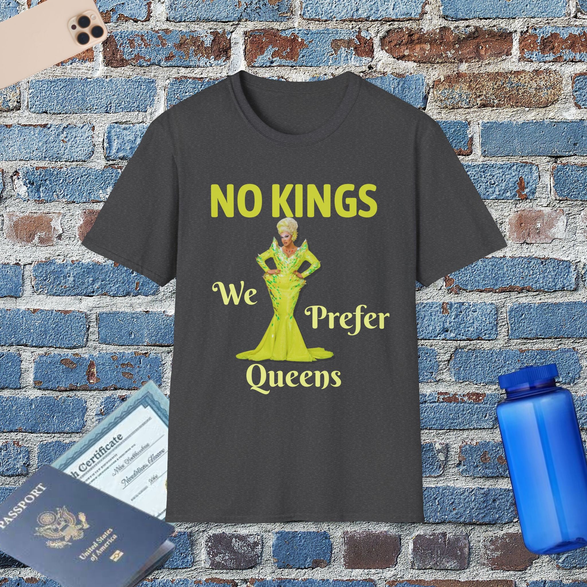 No Kings — "We Prefer Queens" Graphic T-Shirt