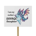 Protest Sign for Political and Community Rallies - Baby Dragon Chomping on Ice Cube