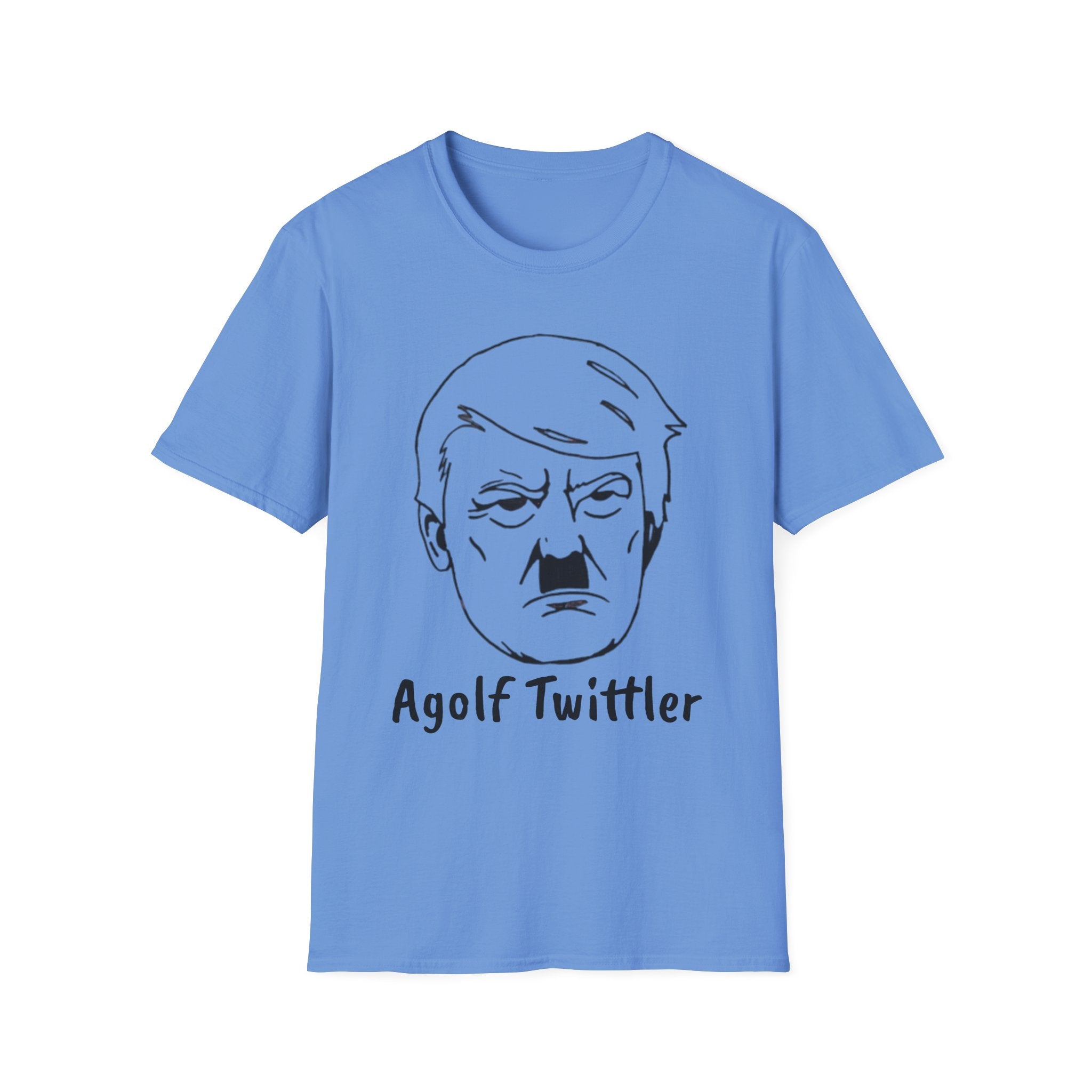 Political Satire T-Shirt — "Agolf Twittler" Caricature Tee