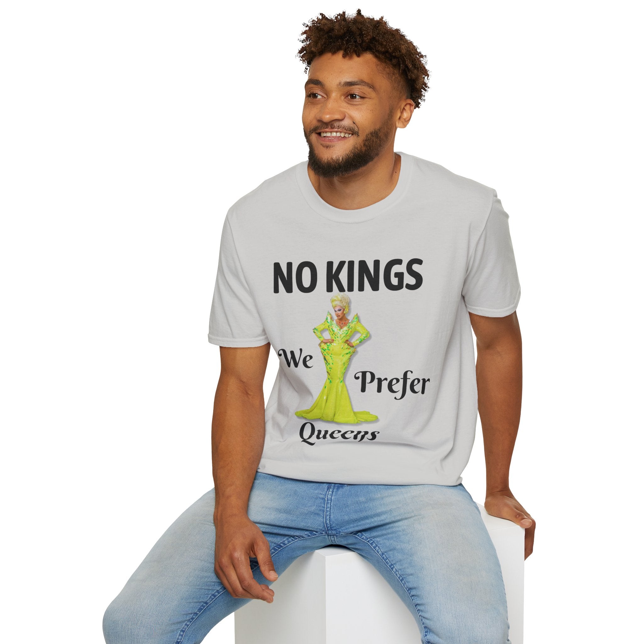 No Kings — "We Prefer Queens" Graphic T-Shirt
