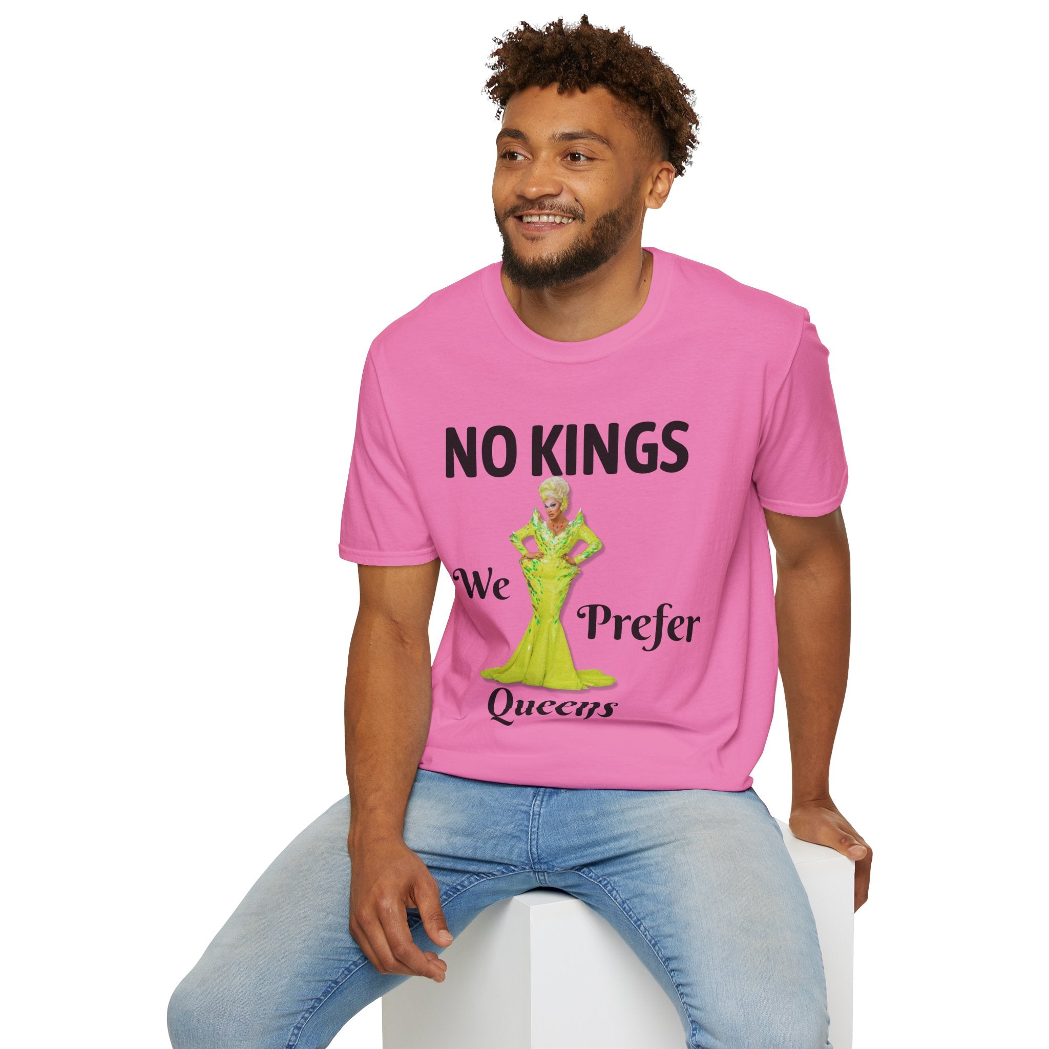 No Kings — "We Prefer Queens" Graphic T-Shirt