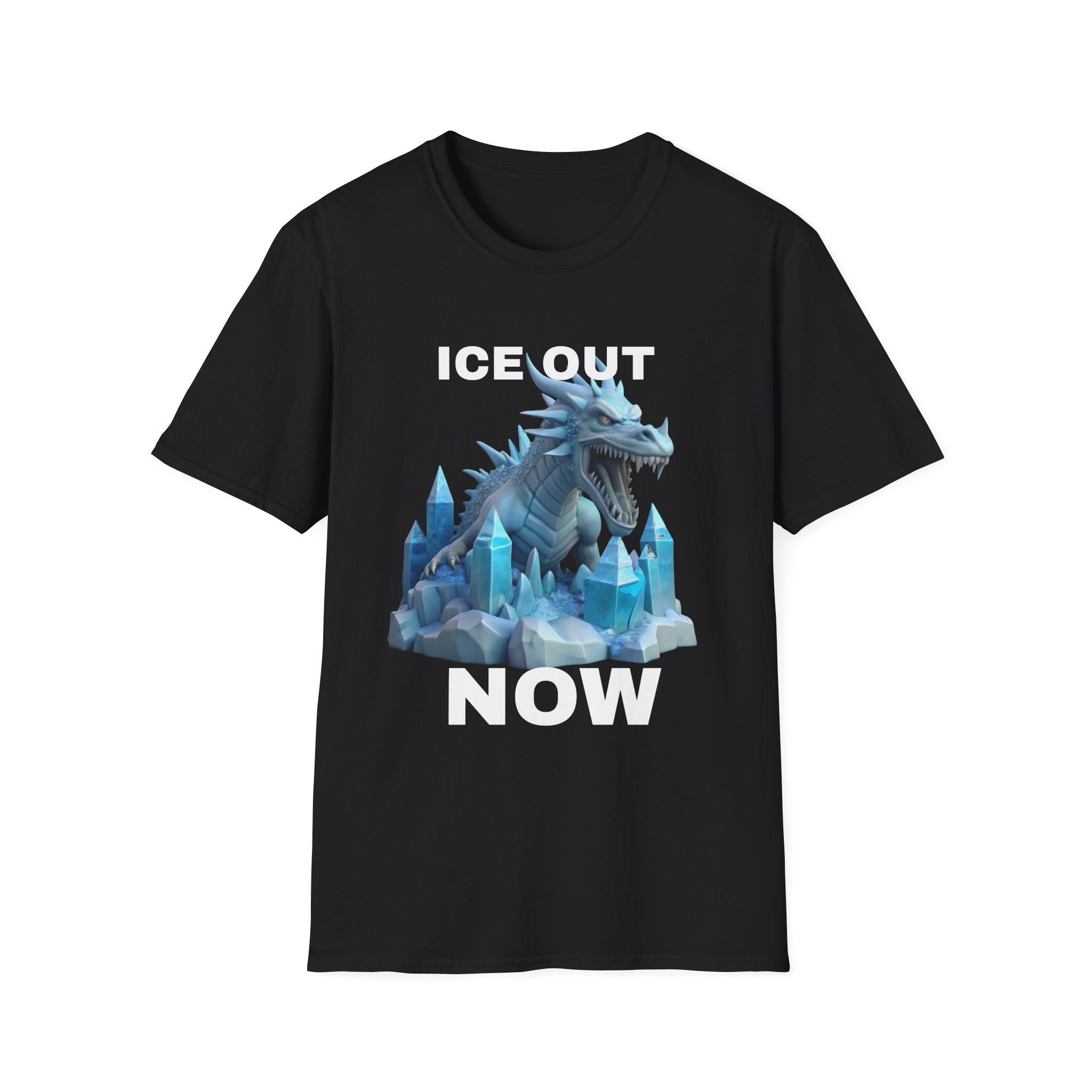 Ice Out Now T-Shirt — Icy Dragon Graphic Tee