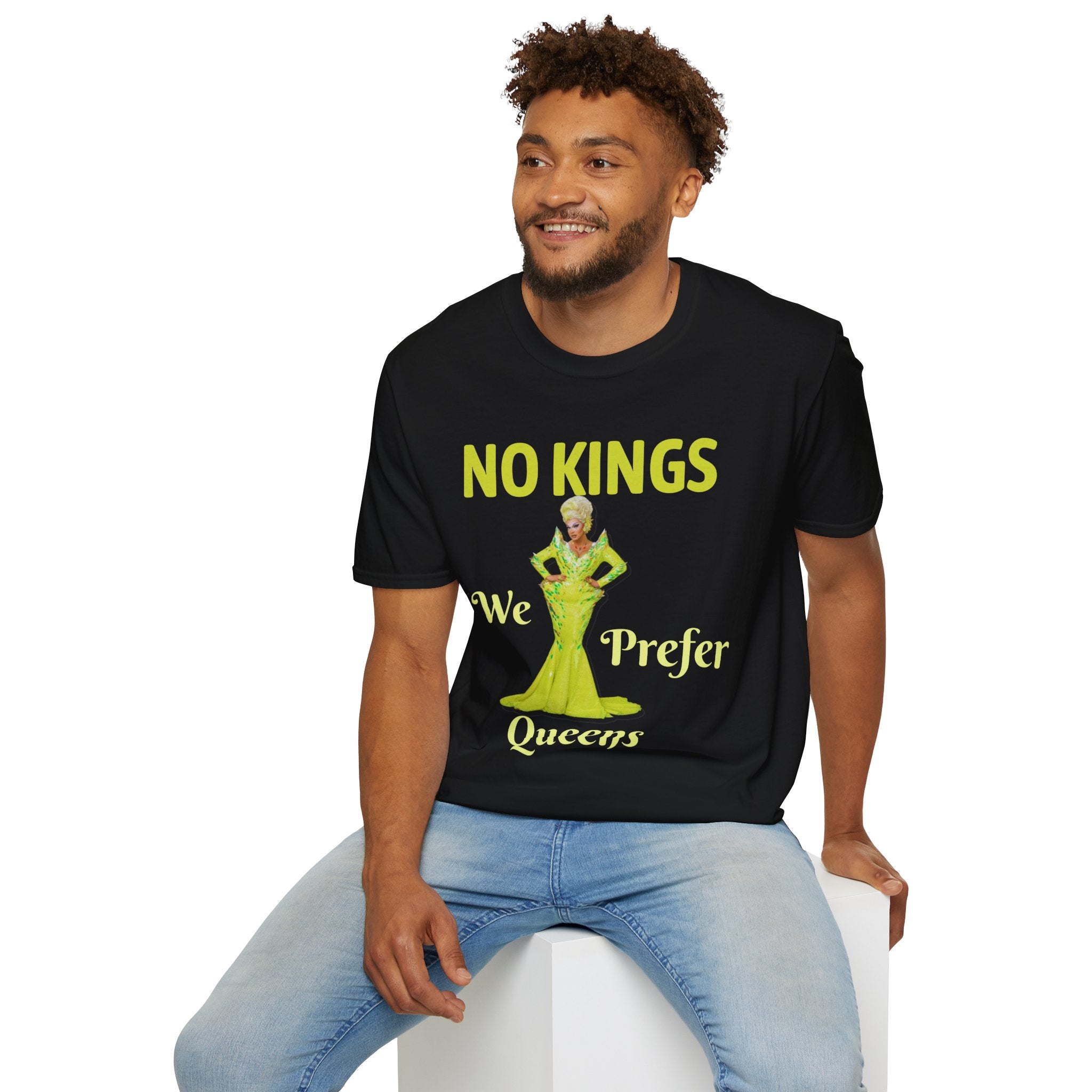 No Kings — "We Prefer Queens" Graphic T-Shirt
