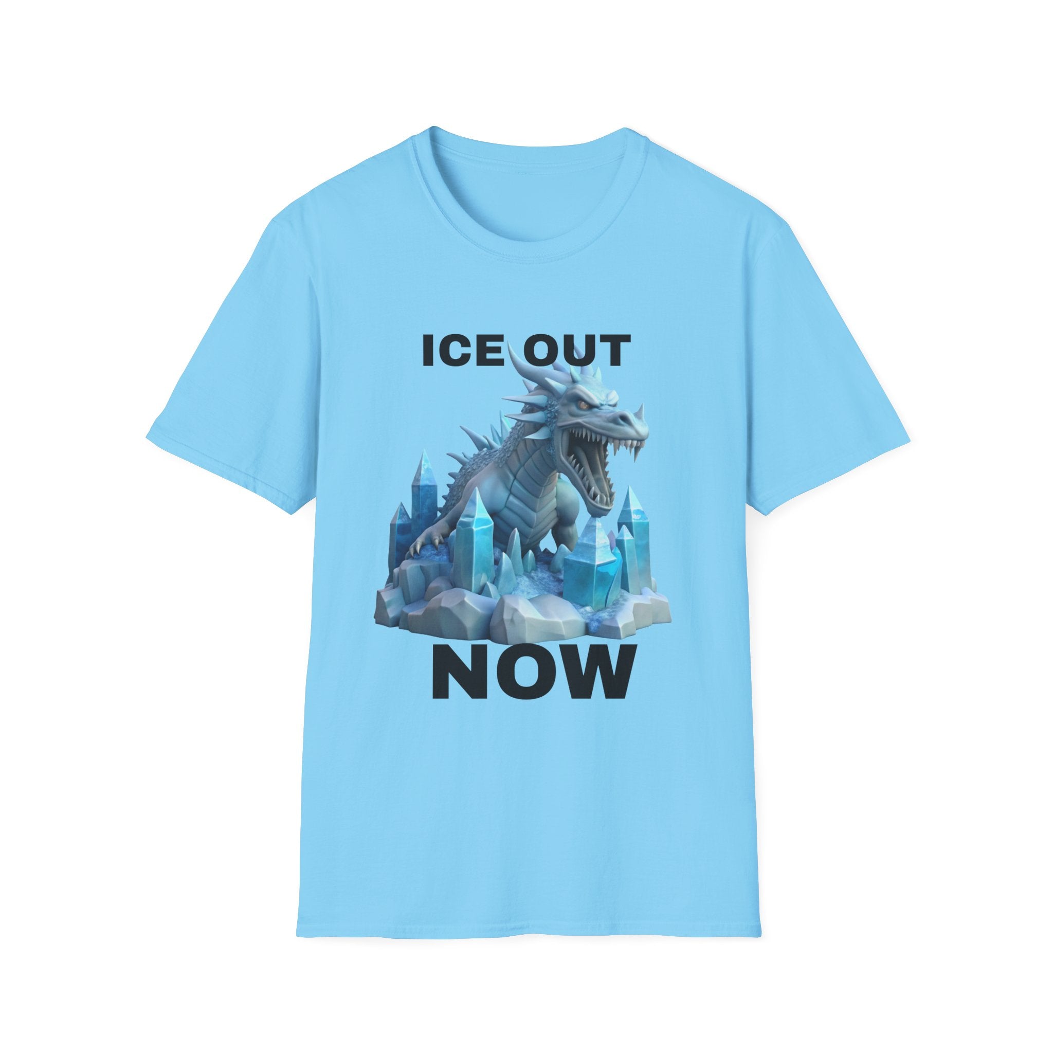 Ice Out Now T-Shirt — Icy Dragon Graphic Tee