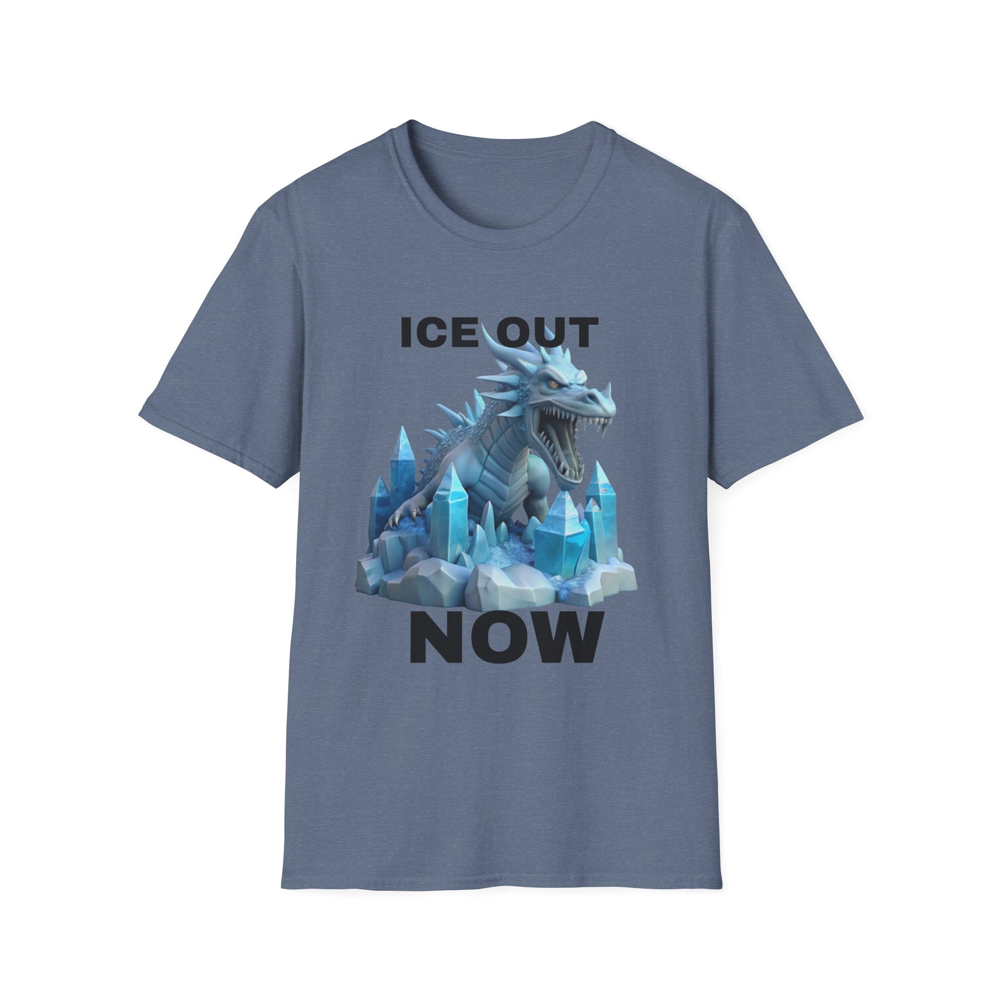 Ice Out Now T-Shirt — Icy Dragon Graphic Tee