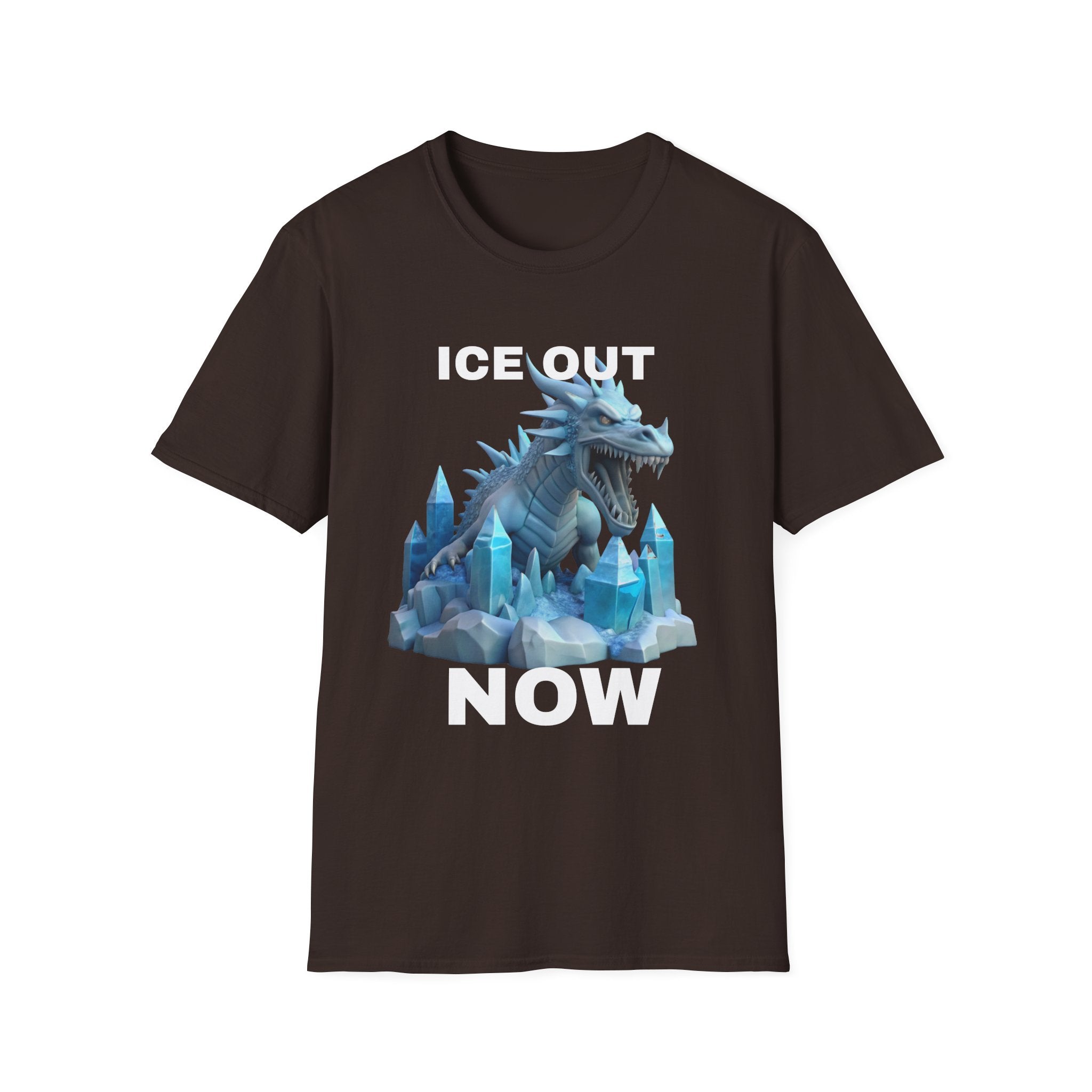 Ice Out Now T-Shirt — Icy Dragon Graphic Tee