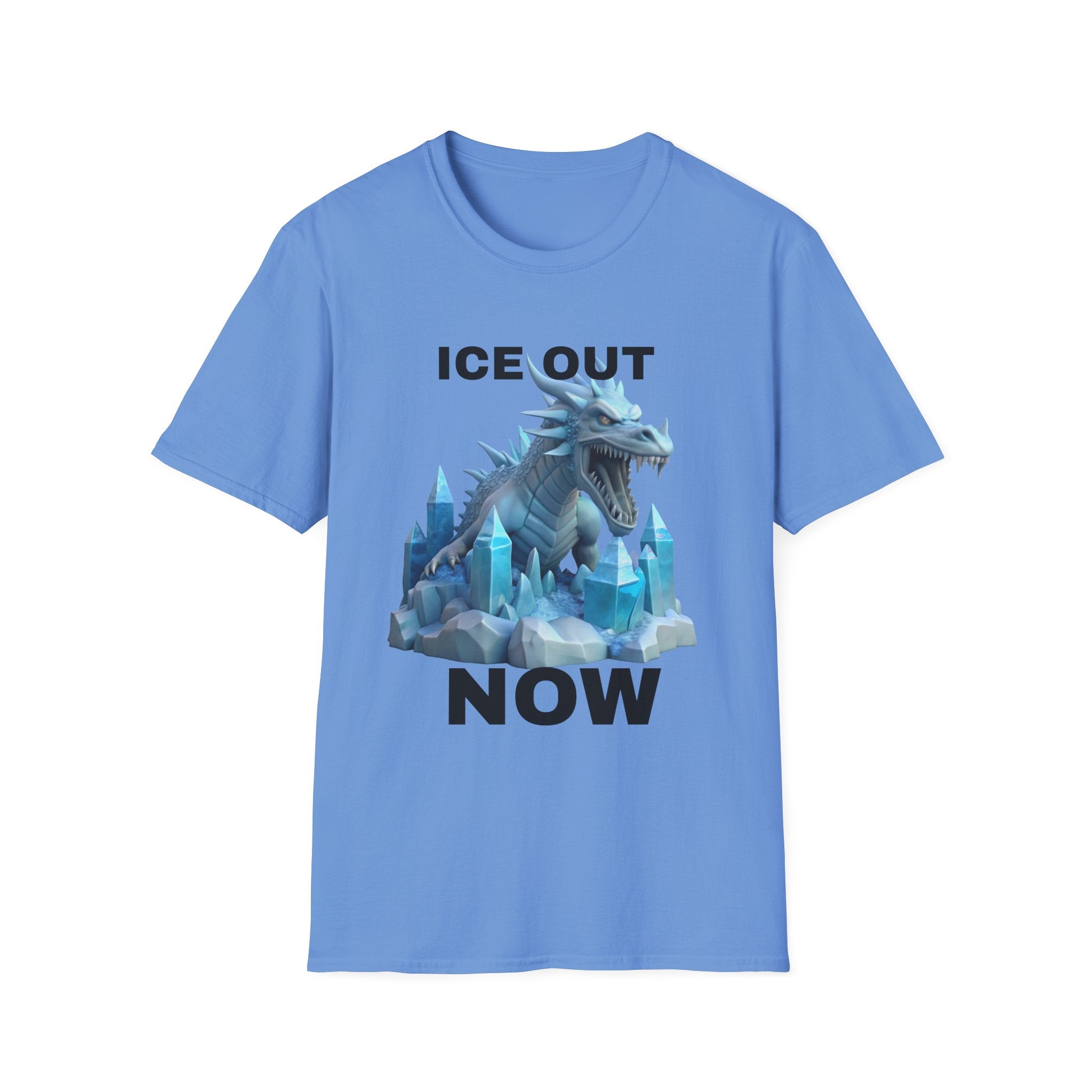 Ice Out Now T-Shirt — Icy Dragon Graphic Tee