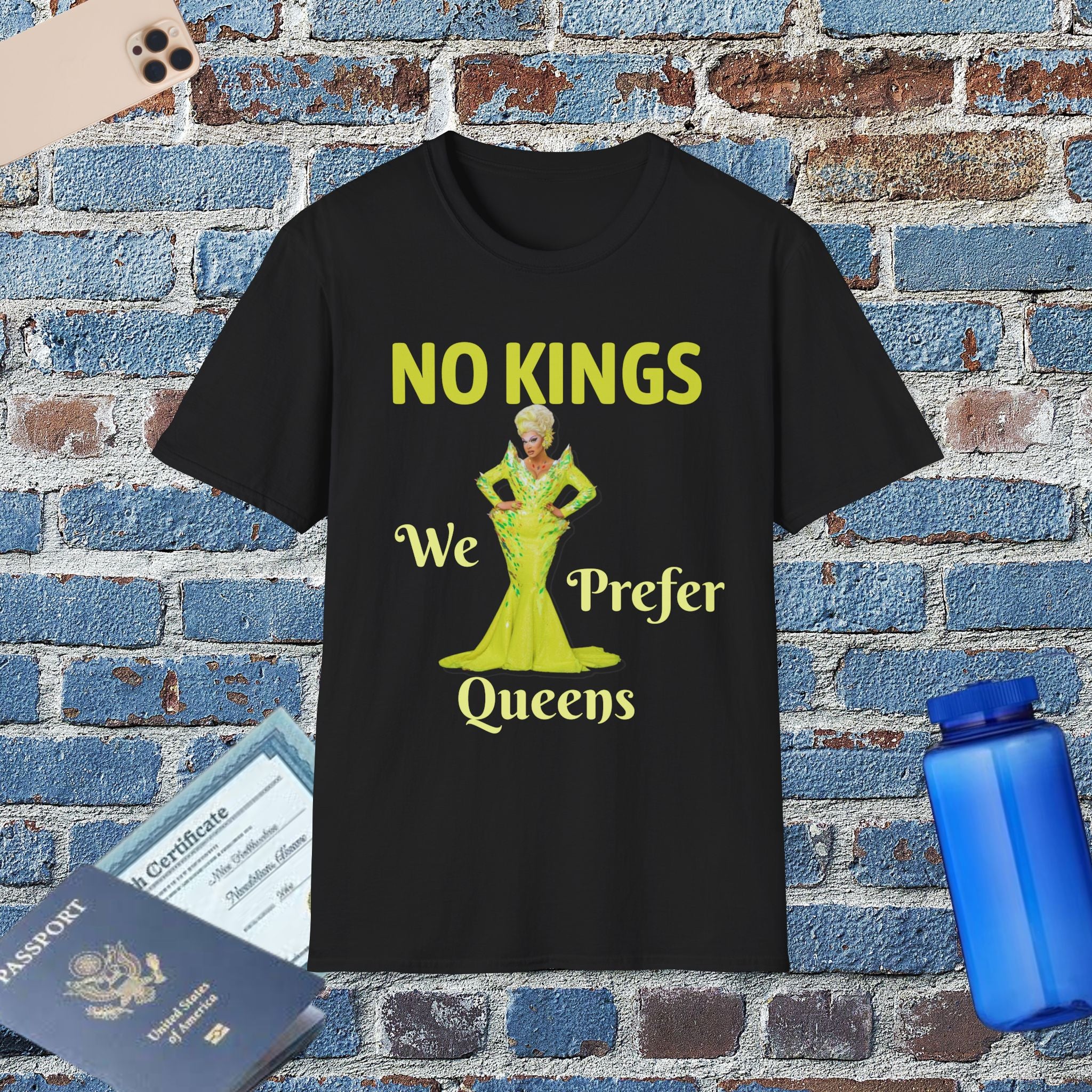 No Kings — "We Prefer Queens" Graphic T-Shirt