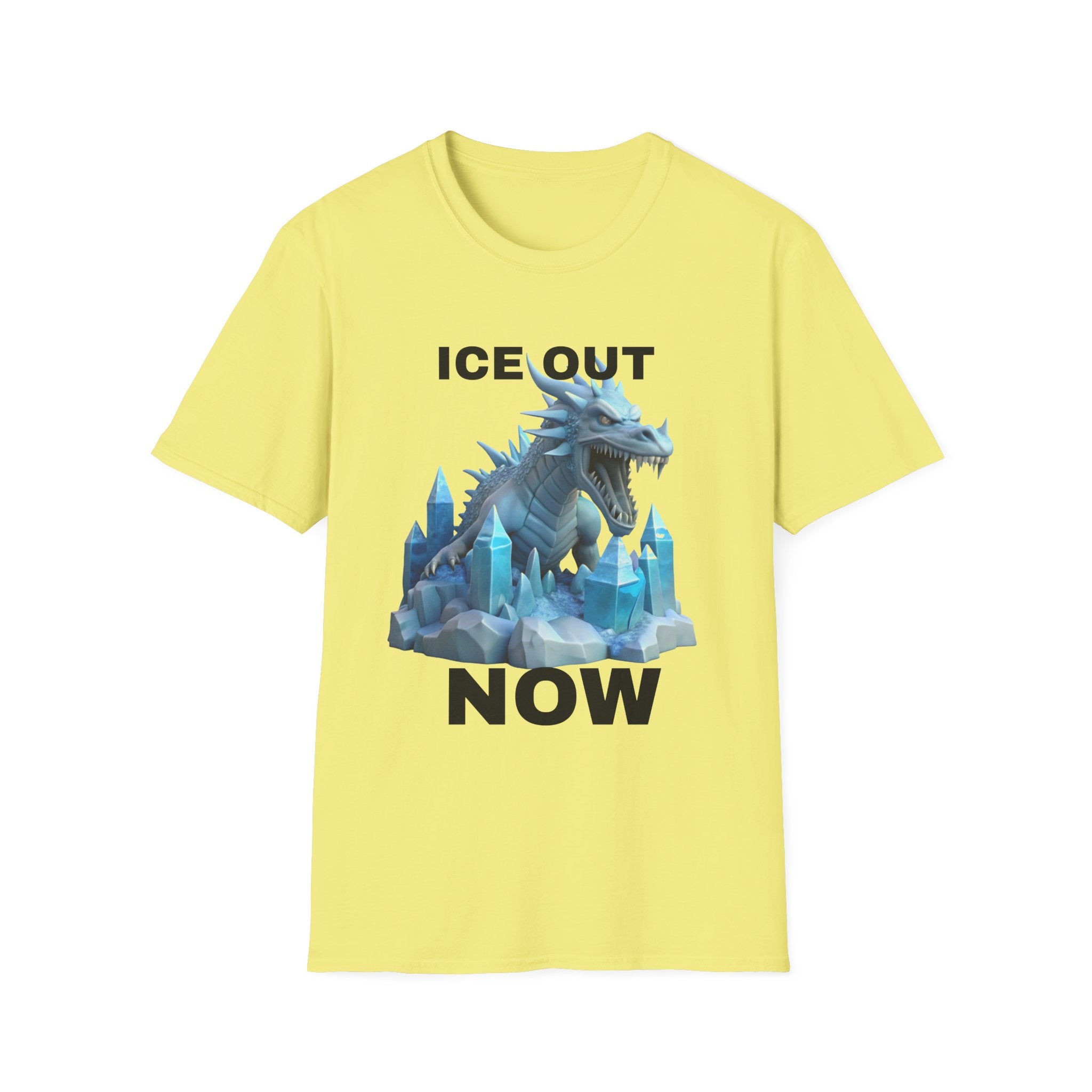 Ice Out Now T-Shirt — Icy Dragon Graphic Tee