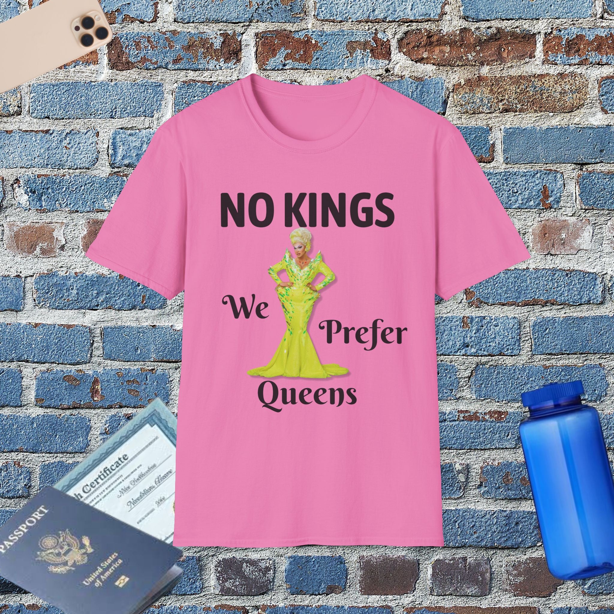 No Kings — "We Prefer Queens" Graphic T-Shirt