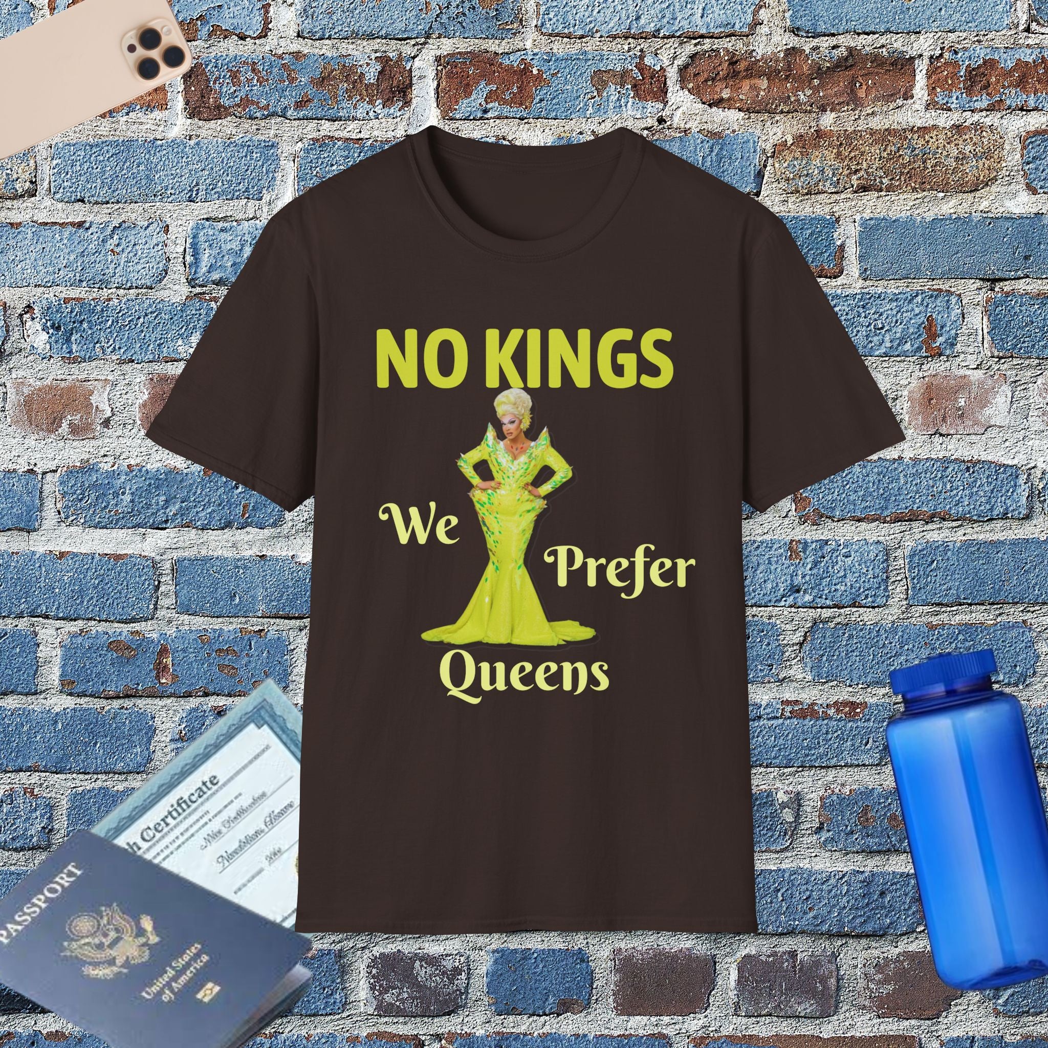 No Kings — "We Prefer Queens" Graphic T-Shirt