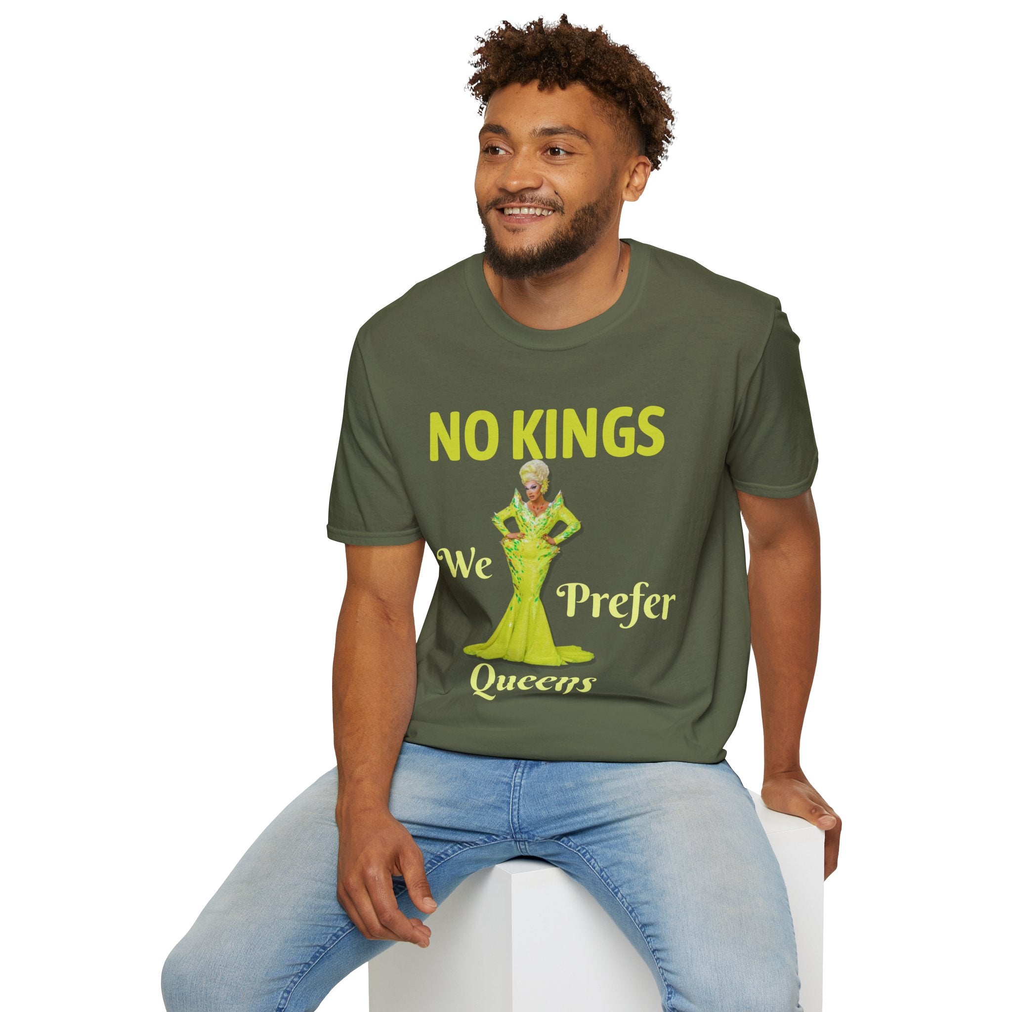 No Kings — "We Prefer Queens" Graphic T-Shirt