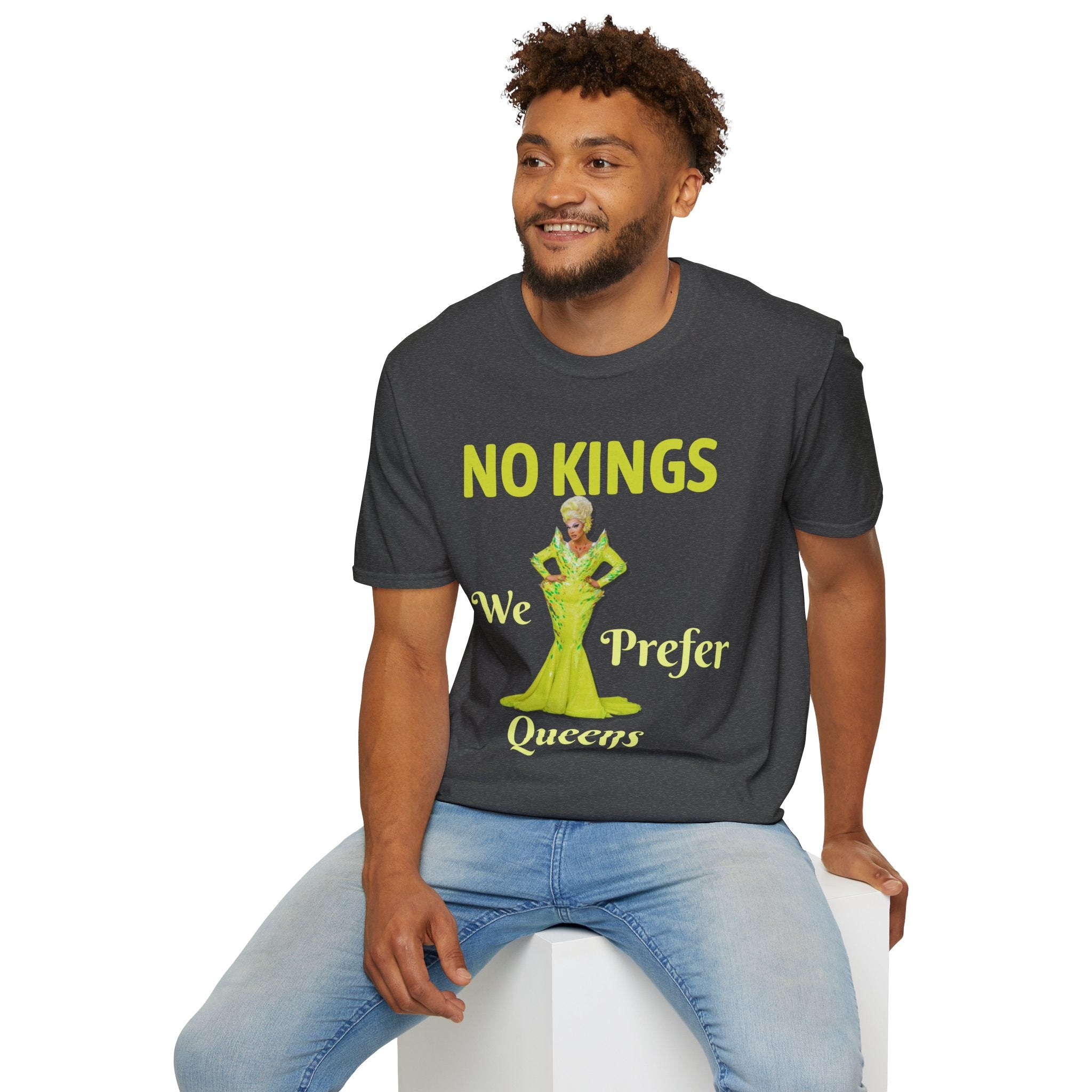 No Kings — "We Prefer Queens" Graphic T-Shirt