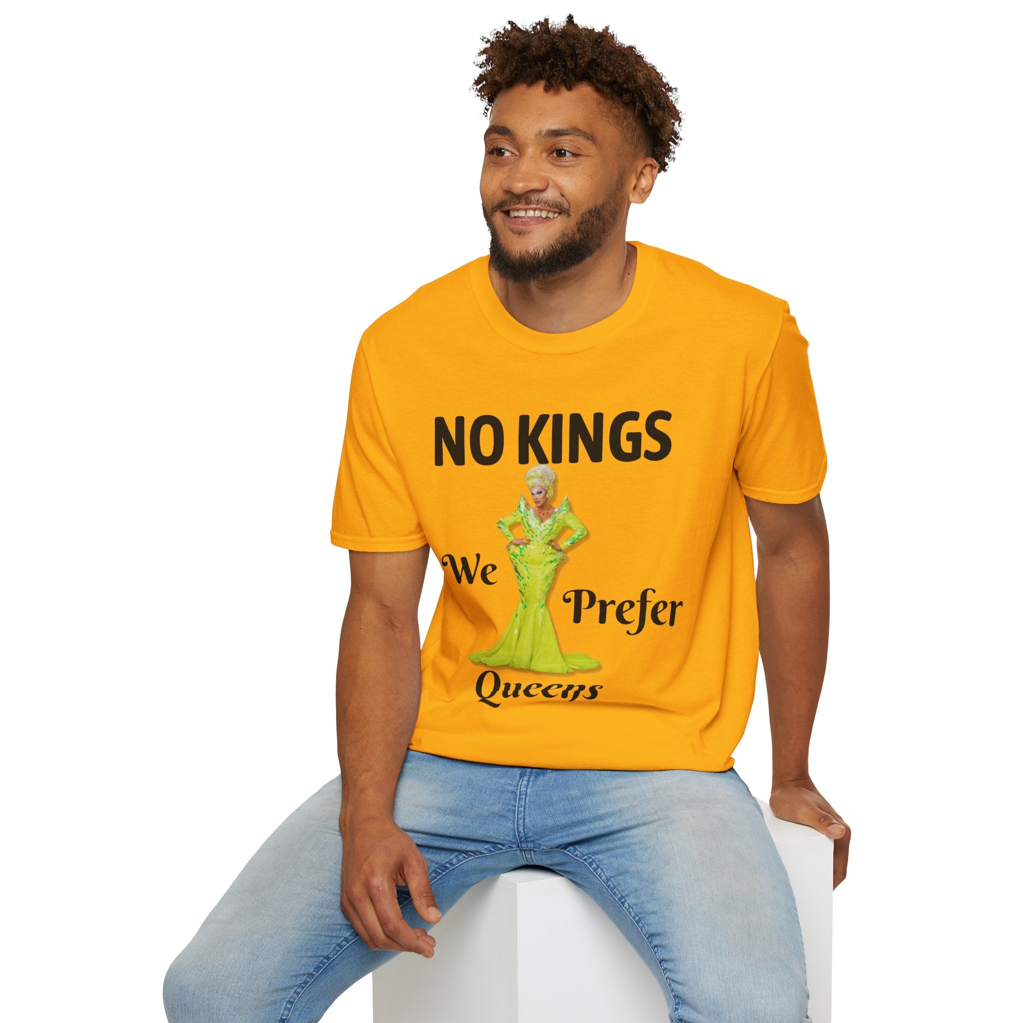No Kings — "We Prefer Queens" Graphic T-Shirt