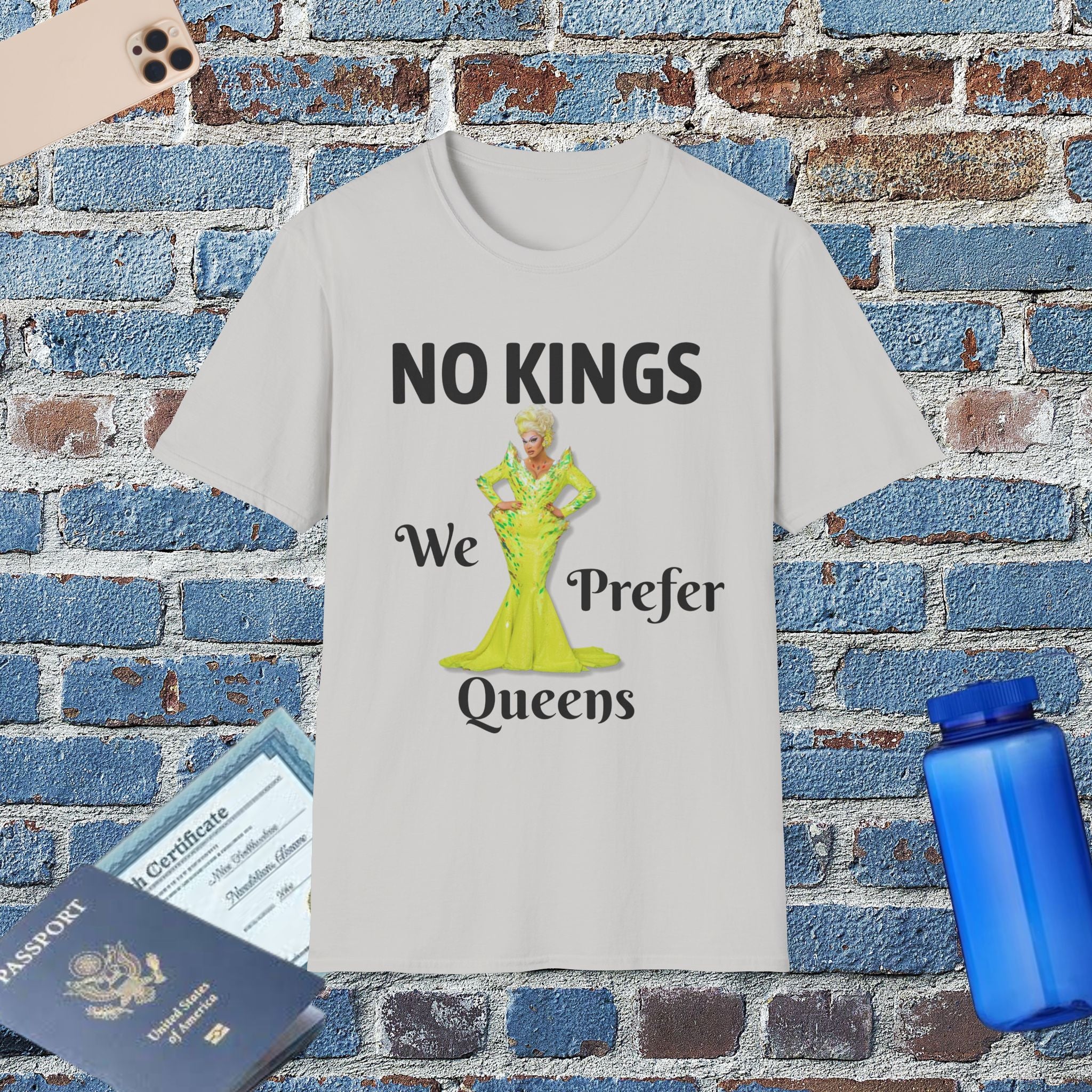 No Kings — "We Prefer Queens" Graphic T-Shirt