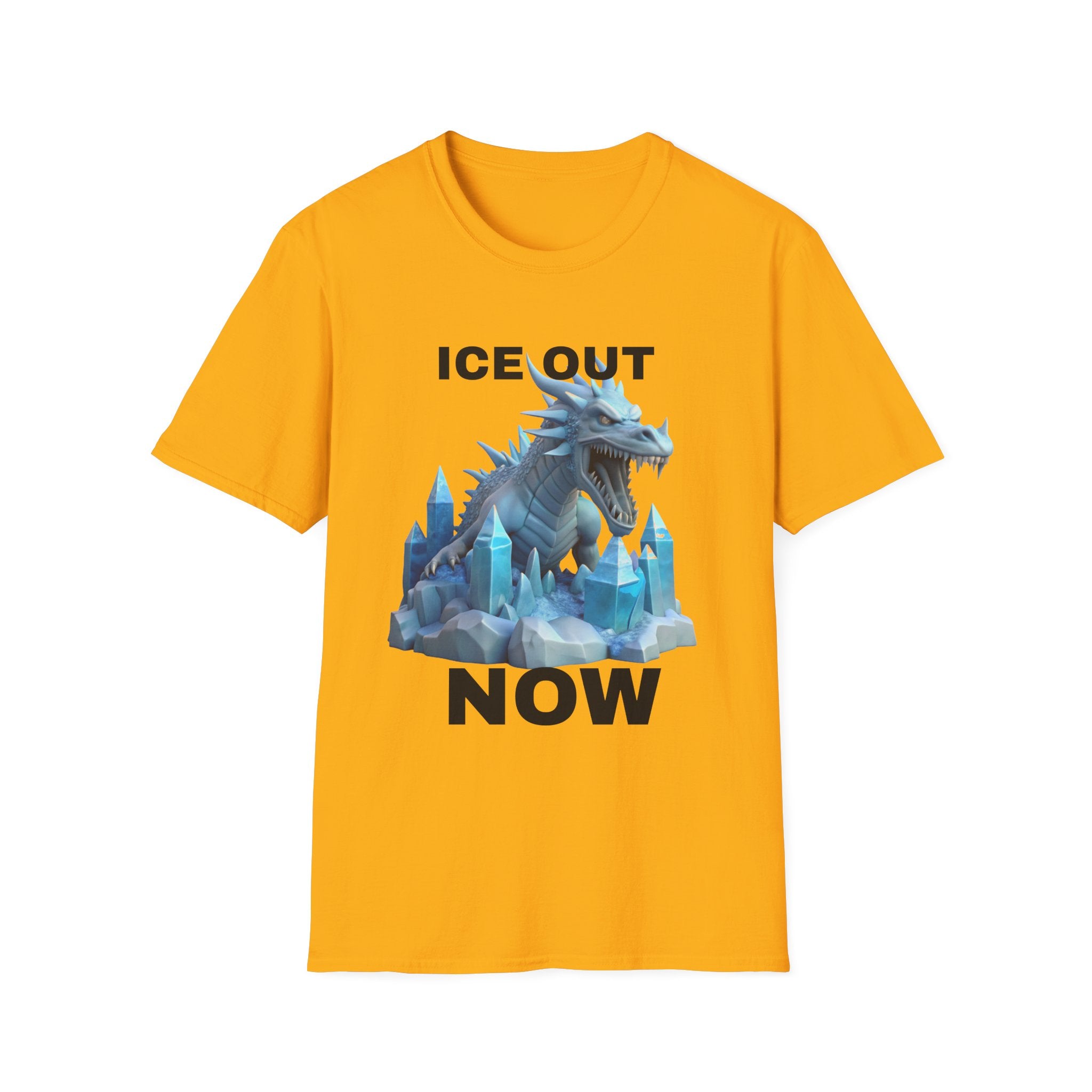 Ice Out Now T-Shirt — Icy Dragon Graphic Tee
