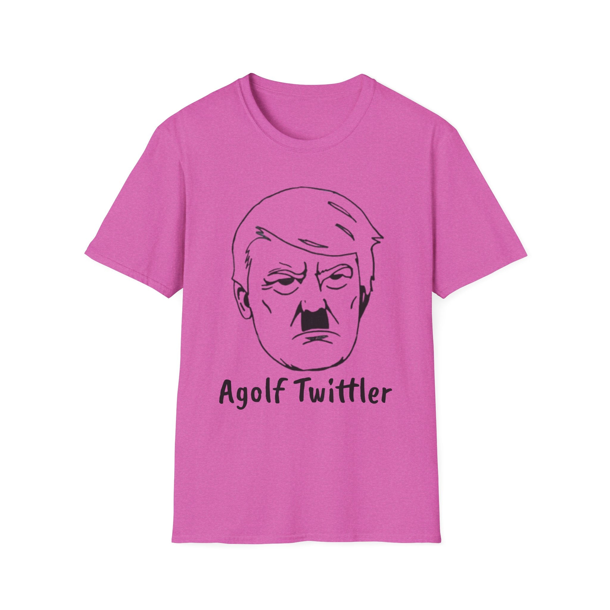 Political Satire T-Shirt — "Agolf Twittler" Caricature Tee