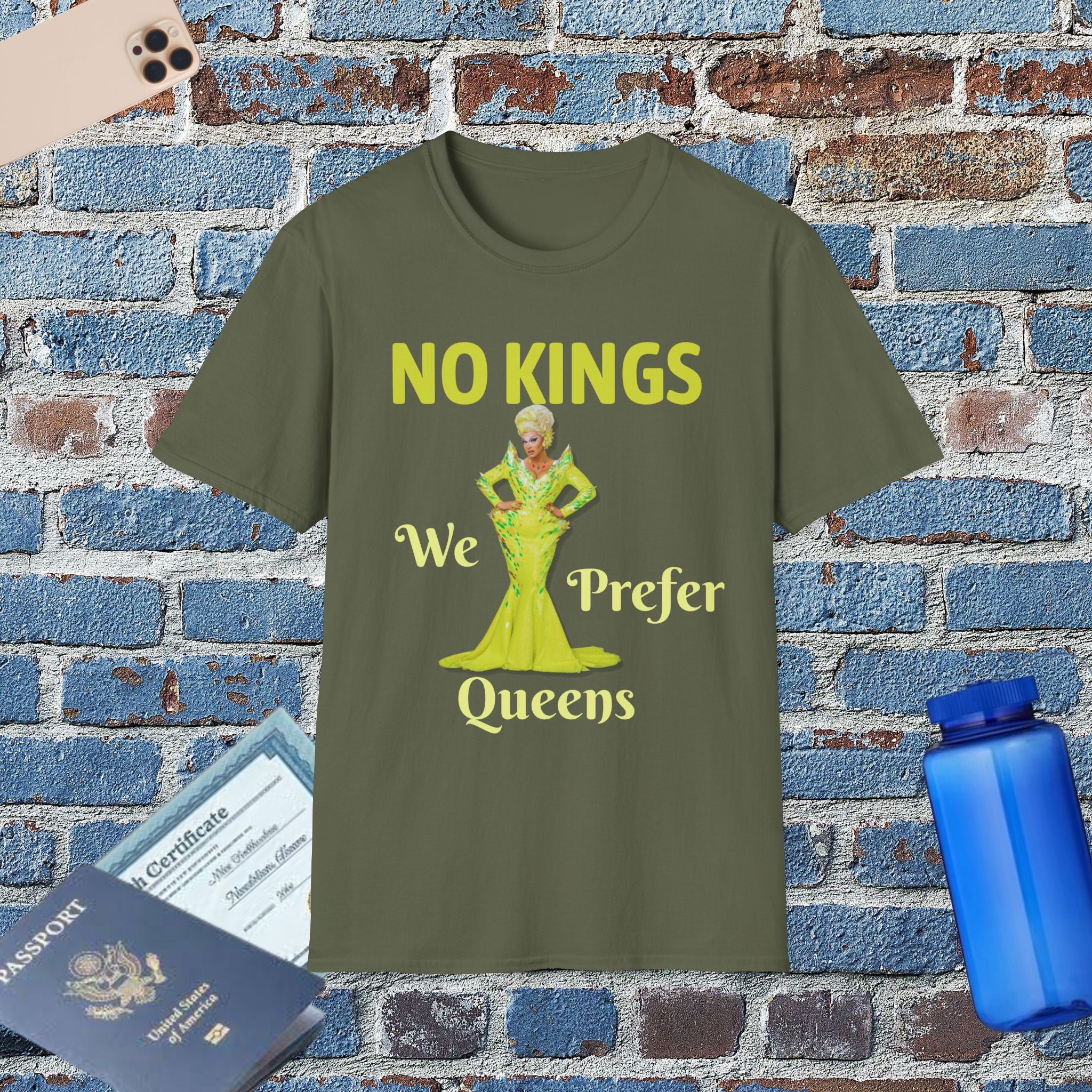 No Kings — "We Prefer Queens" Graphic T-Shirt